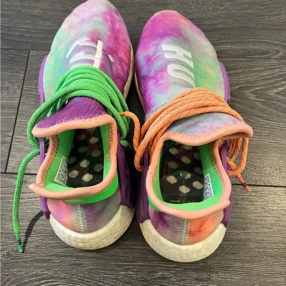 Adidas PW Hu Holi NMD MC sneakers. Multi color mulitcolor tie dye 